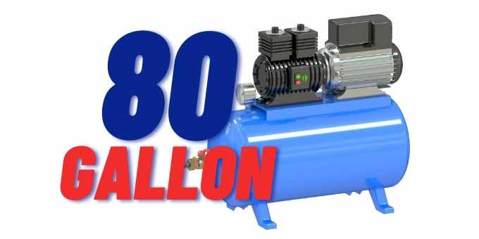 best 80 gallon air compressor